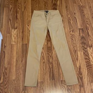 Forever 21 Tan/Khaki Skinny Jeans/Jeggings